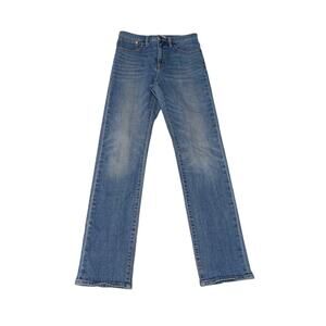 Madewell Classic Straight Jeans Cristoforo Wash Selvedge Edition Blue Womens 28